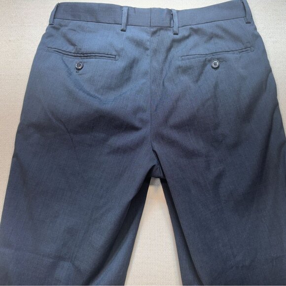 Combatant Gentlemen Mens Dress Pants Size 30x32 Black Wool Blend Formal Trousers - Picture 10 of 12